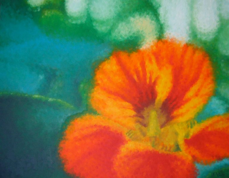 Ölgemälde,Blume