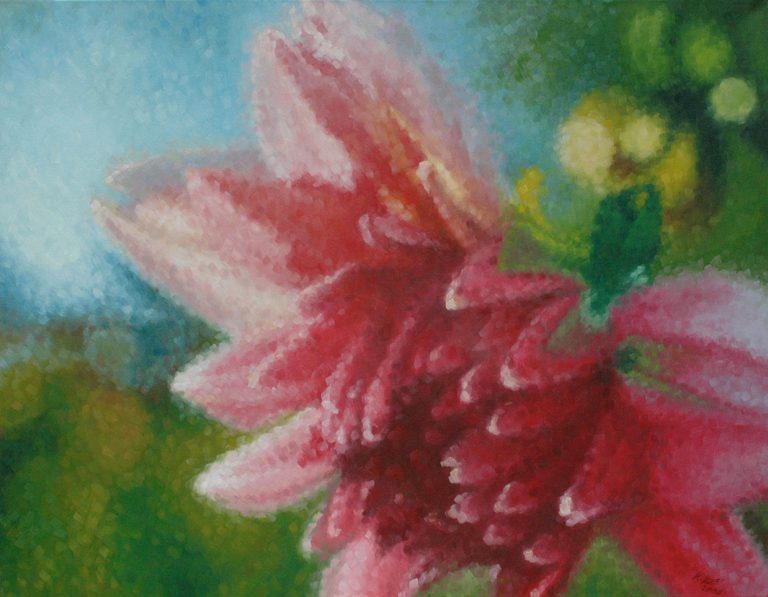 Ölgemälde, Blume