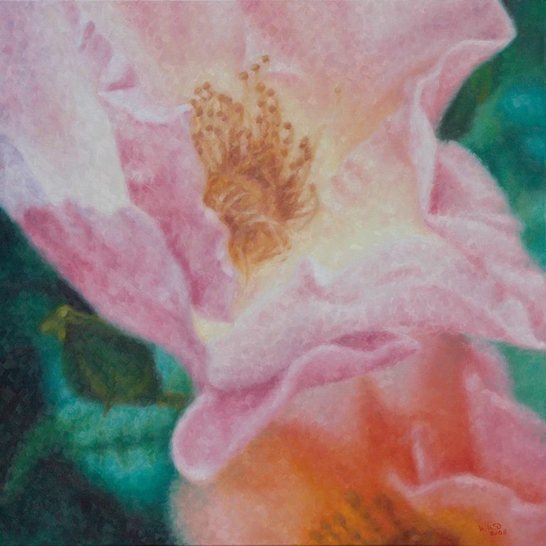 Ölgemälde; Rose