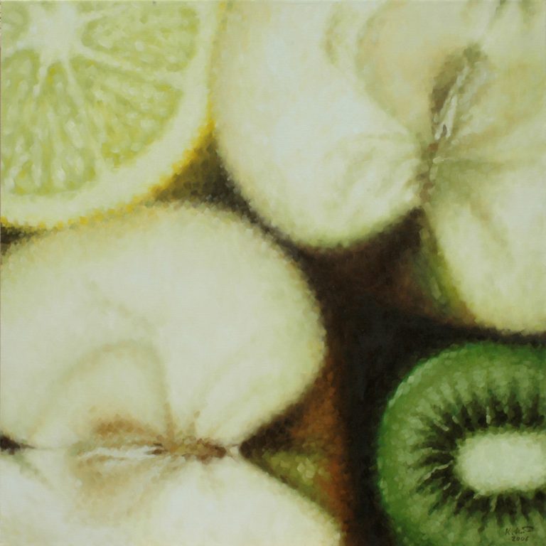 Ölgemälde, Obst