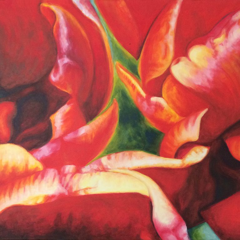Acrylgemälde, Tulpen